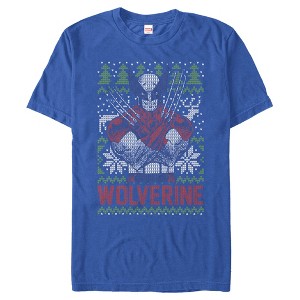 Men's Marvel Ugly Christmas X-Men Wolverine T-Shirt - 1 of 4