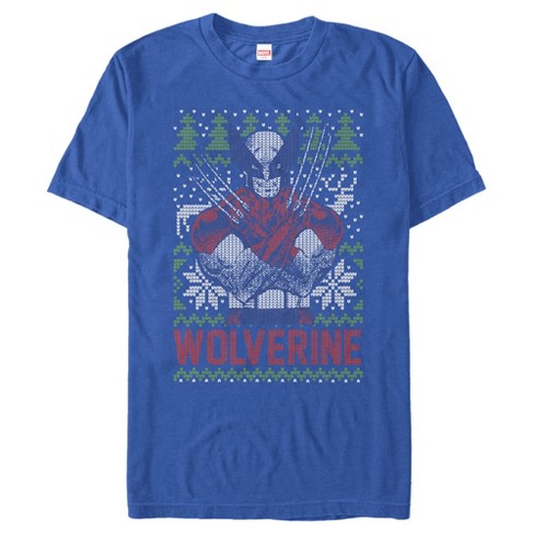 Men's Marvel Ugly Christmas X-Men Wolverine T-Shirt - image 1 of 4