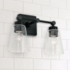Capital Lighting Rory 2 - Light Vanity in  Matte Black - 2 of 4