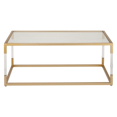 Gold coffee store table target