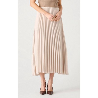 Women's Pleated Midi Skirt - Dex