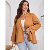 Clearlove Womens Blazer 2026 Spring Fall Bussiness Long Sleeve Open Front Work Office Dressy Suit Jackets - 3 of 4