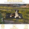 Racxily Outdoor Elevated Dog Bed, Dogs Cats Cool Beds, M Size Pet Hammock Bed with Skid-Resistant Feet for Small Medium Dogs and Cats, Black - 3 of 4