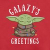 Men's Star Wars: The Mandalorian Christmas Grogu Galaxy's Greetings Sweatshirt - 2 of 4