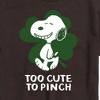 Men's - Peanuts - Too Cute To Pinch Short Sleeve Graphic T-Shirt - 2 of 4