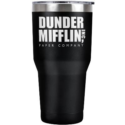 The Office Dunder Mifflin Steel Tumbler 30oz Coffee Travel Mug