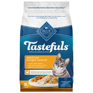 Blue Buffalo Tastefuls with Chicken Weight Control Natural Adult Dry Cat Food - 1 of 4