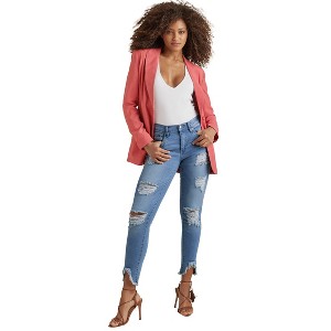 VENUS Womens Button-Front Blazer - 1 of 4