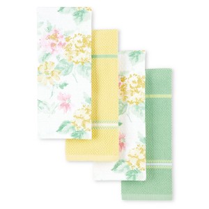 Martha Stewart Amber Floral Kitchen Towel Set 2-Pack - 1 of 3