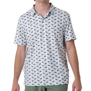 Burlebo Men's Performance Short Sleeve Polo Golf Shirt - 1 of 4