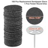 Unique Bargains Replacement Sandpaper Pad for Electric Foot File Coarse - 2 of 3