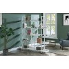 5 Tier Bookcase Home Office Open Bookshelf, Vintage Industrial Style Shelf with Metal Frame, MDF Board - 4 of 4
