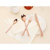 REGALWOVEN Stainless Steel  Mirror Polished Flatware Silverware Set with Serving Utensils 4 Piece - 4 of 4