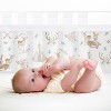Sweet Jojo Designs Girl BreathableBaby Breathable Mesh Crib Liner Deer Floral Pink Green White - 3 of 4