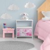 Sorbus 1 Drawers Nightstand with Shelf - Steel Frame, Wood Top & Easy Pull Fabric Bins - Perfect for Home, Bedroom, Office & College Dorm - 2 of 4