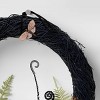 16" Twig Tombstone Halloween Scene Wreath - Hyde and EEK! Boutique™: Black Faux Floral, Indoor Wall Decor - 3 of 3