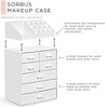 Sorbus Medium 7 Drawer Makeup Organizer Case with Lipstick Slots & Makeup Brush Holders ( - 4 of 4