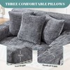 Sapphtopaz Lazy Bean Bag Sofa with Armrests,Bean Bag longue Couch with 3 Pillows for Adults & Kids,Sleeping Sofa Bed for Living Room,Bedroom - 4 of 4