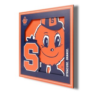 NCAA Syracuse Orange 3D Logo Series Wall Art - 12"x12" - 1 of 4
