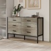Bella Depot Wood Dresser with 6 Drawers - 3 of 4