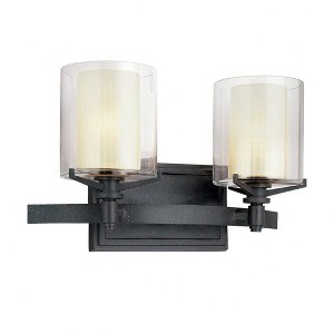 Troy Lighting Arcadia 2 - Light Vanity in  Textured Iron - 1 of 1