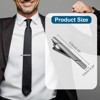 Unique Bargains Necktie Pinch with Black Gift Box for Regular Ties Wedding Business Men Tie Clip - 2 of 4