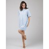 Olive Workshop Sconset Shirt Dress Blue Stripe - 4 of 4