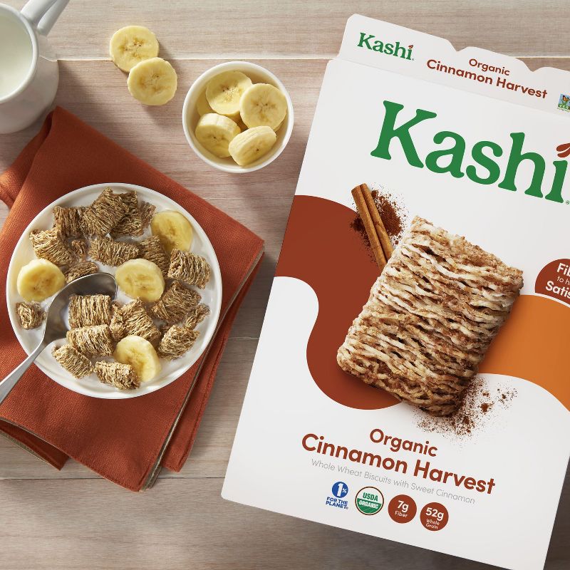 Kashi Organic Cinnamon Harvest Cereal - 16.3oz, 4 of 14