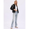 INSPIRE CHIC Women's Casual Button Down Baseball School Outfits Fall Bomber Jacket - 4 of 4