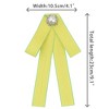 Elerevyo Women's Pre-Tied Ribbon Elegant Brooch Pin Bow Tie - 2 of 4