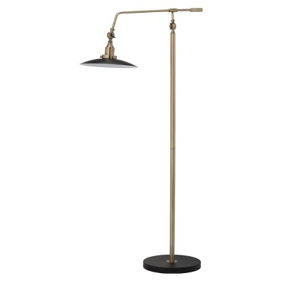 Brass mid hot sale century floor lamp