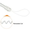 Unique Bargains Retractable Spring Coil Strap Flexible Badge Lanyard 5 Pcs - 4 of 4