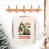 I Dig Christmas Excavator - Toddler Graphic Sweatshirt and Youth Graphic Sweatshirt - 3 of 4