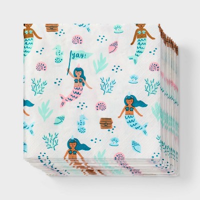 30ct Mermaid Lunch Napkins - Spritz™