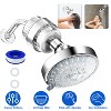 iMountek"20-Stage High-Pressure Filtered Shower Head with 5 Modes, 360° Rotatable, Removes Chlorine & Impurities"Silver - 4 of 4