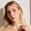 EVRY JEWELS WATERPROOF Gold or Silver Plated Dainty Chain Link Necklace - 2 of 2