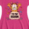Girls' - Garfield - Tis The Season Fit & Flair Cap Sleeve Dress - 2 of 2