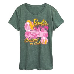 Women's - Barbie - Cruisin In Cali Short Sleeve Graphic T-Shirt - 1 of 4
