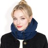 Anna-Kaci Women's Fleece-Lined Hooded Neck Warmer with Adjustable Drawstrings for Full Coverage and Winter Protection - 2 of 4