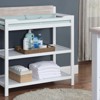 INFURNIC Decorative Storage Cabinets Modern Changing Table with Open Shelves for Nursery Room, White, 35"*18.5"*37" - 4 of 4