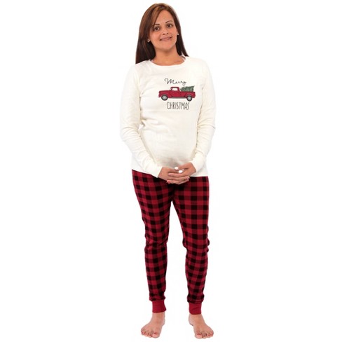 Touched by Nature Womens Unisex Holiday Pajamas, Christmas Tree, X-Small