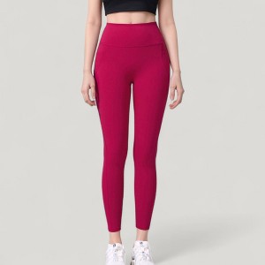 Anna-Kaci Active Women's High Waist Full Length Leggings with Wide Waistband and Side Pocket - 1 of 4