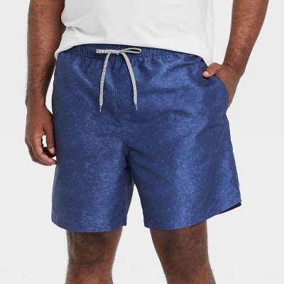 Men's Big & Tall 7" Swim Trunks - Goodfellow & Co™ Navy 4XL