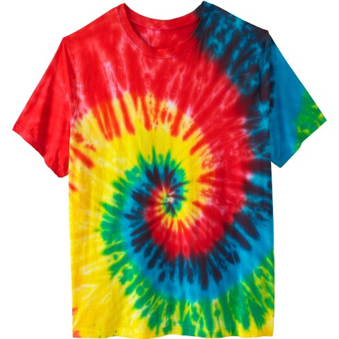 Plus Size Men's Cotton Rainbow Colors T shirt Comfy Elastic - Temu