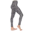 Super Soft Leopard Printed Leggings - White Mark - 2 of 4