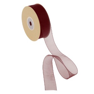 Unique Bargains Nylon Gift Ribbon for Wide Wedding Christmas Decorative 90"x0.98" - 1 of 4