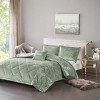 Gulches Twin Twin XL Pink Velvet 3 Piece Comforter Set with Pillow - 4 of 4