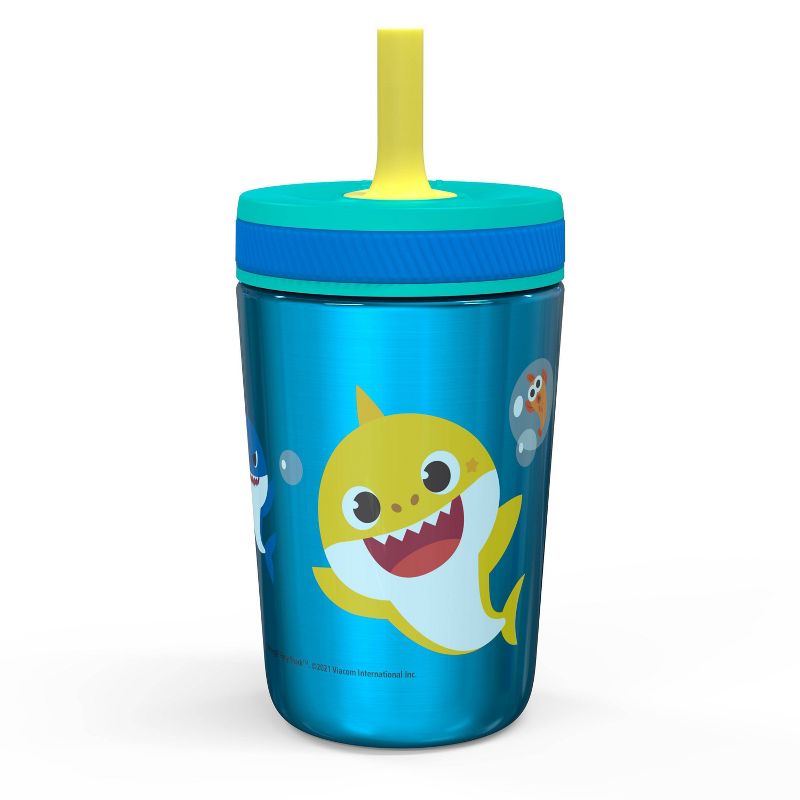 Baby Shark 12oz Stainless Steel Double Wall Kelso Tumbler - Zak Designs, 1 of 4