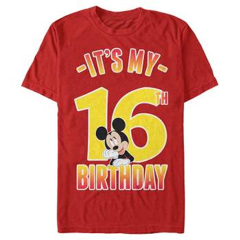 Men's Mickey & Friends It's My 16th Birthday T-Shirt