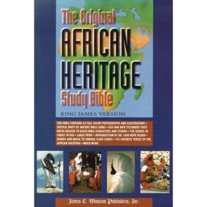 Original African Heritage Study Bible-KJV-Large Print - by  Cain Hope Felder (Paperback) - 1 of 1